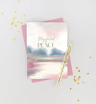 Amazon.com : Graphique Find Peace Sympathy Card | Condolence